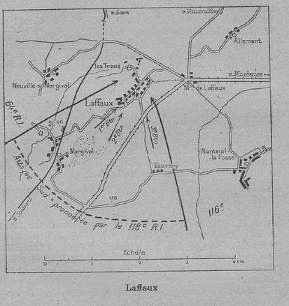 Attaque de Laffaux par le 118e régiment d'infanterie le 7 avril 1917