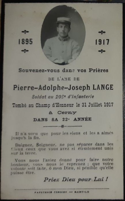 LANGE Pierre