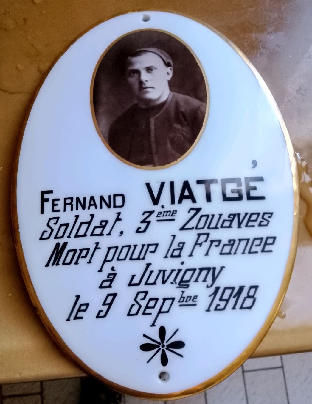 Médaillon Fernand VIATGE Médaillon Fernand VIATGE
