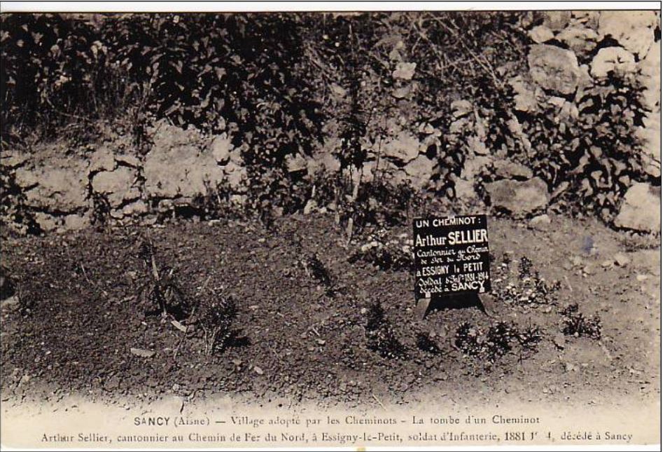 La Tombe du  Cheminot Sellier Arthur