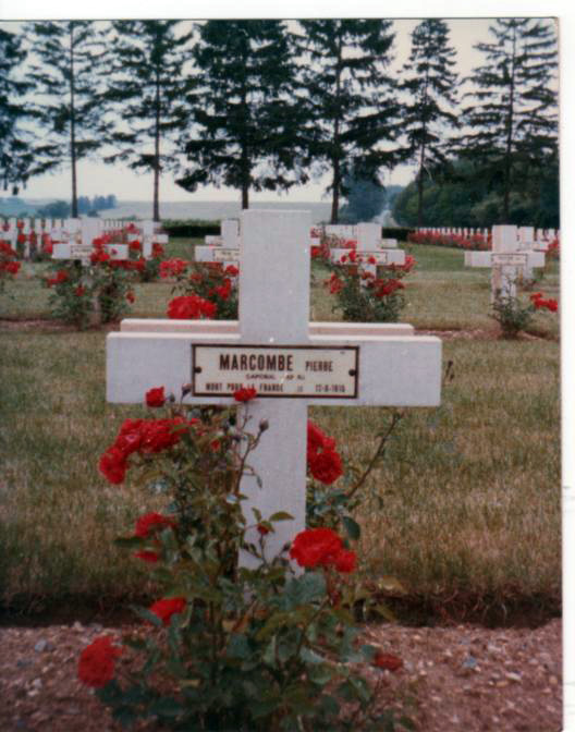 Sépulture de Pierre Marcombe 