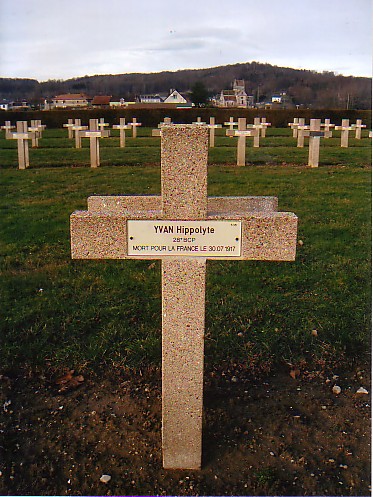 Sépulture de YVAN Hippolyte