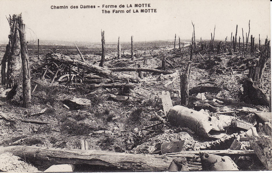 les ruines de la ferme de la Motte