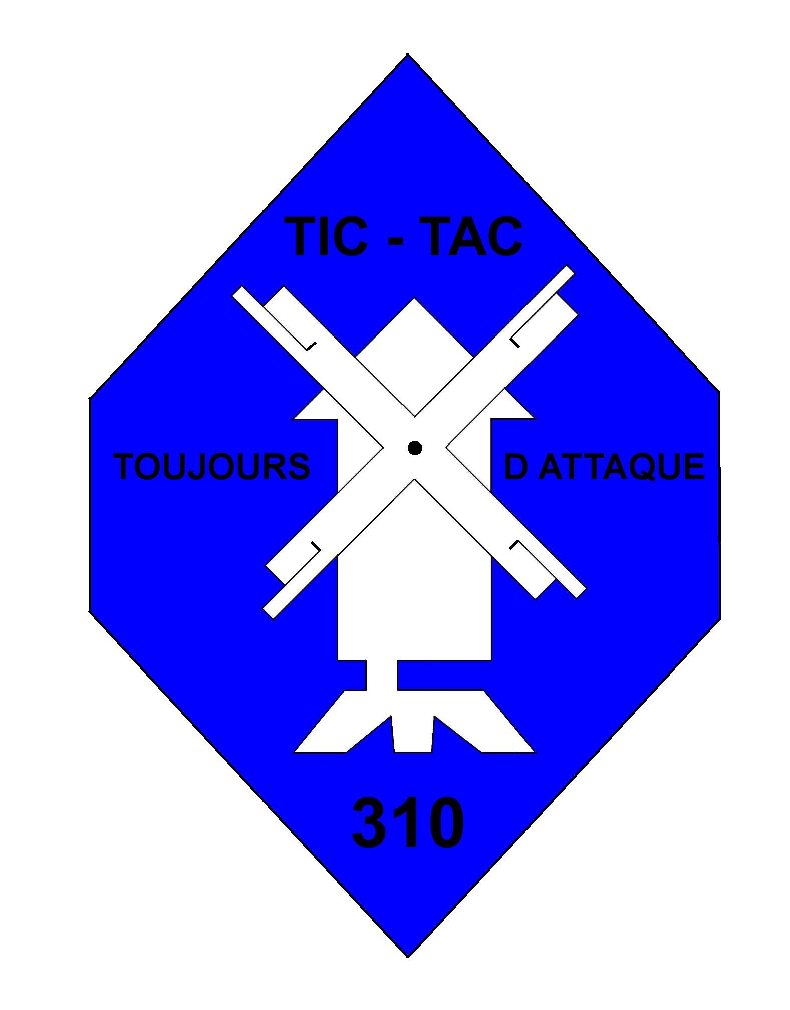 Insigne 310e RI, RGT de réserve du 110e RI