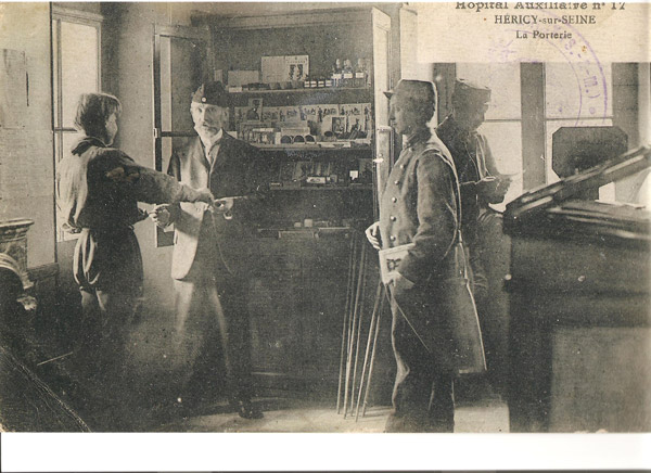 Départ de l'hopital d'Héricy sur Seine