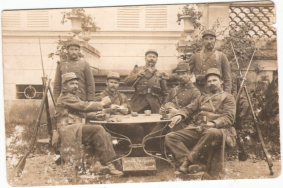 78e RIT, 8e compagnie - 9 octobre 1914 à Verrières le Buisson (Essonnes)