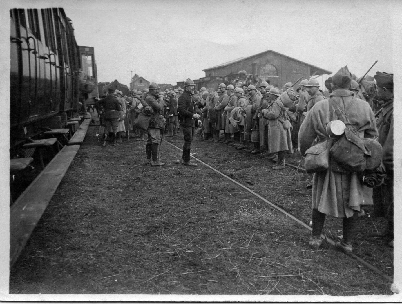 19e BCP - Embarquement à Villers-Coudun (Oise) - 11/03/1916