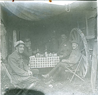 Salle à manger improvisée