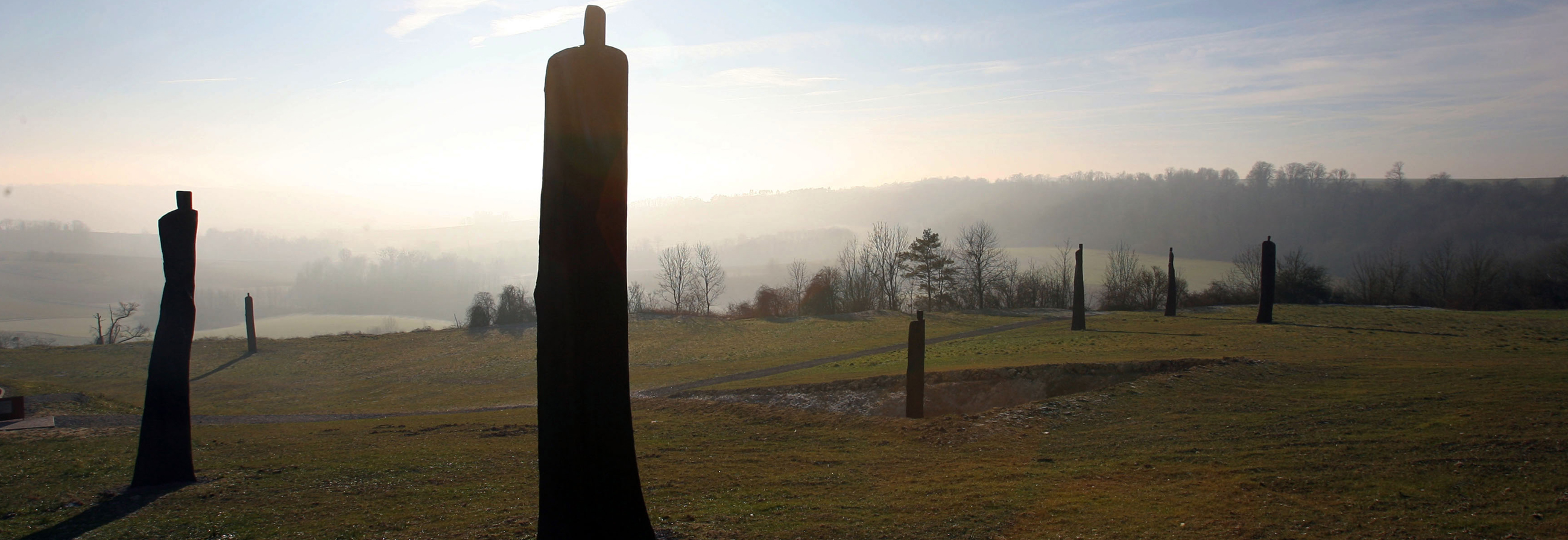 Constellation de la Douleur, l'oeuvre de Christian Lapie en hommage aux tirailleurs sénégalais sur le Chemin des Dames (Aisne)