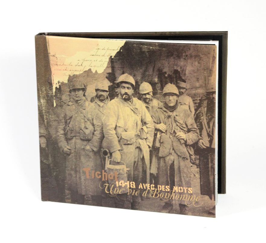 CD Tichot "Une vie de Bonhomme" en vente à la boutique du Centre d'Accueil du Visiteur du Chemin des Dames