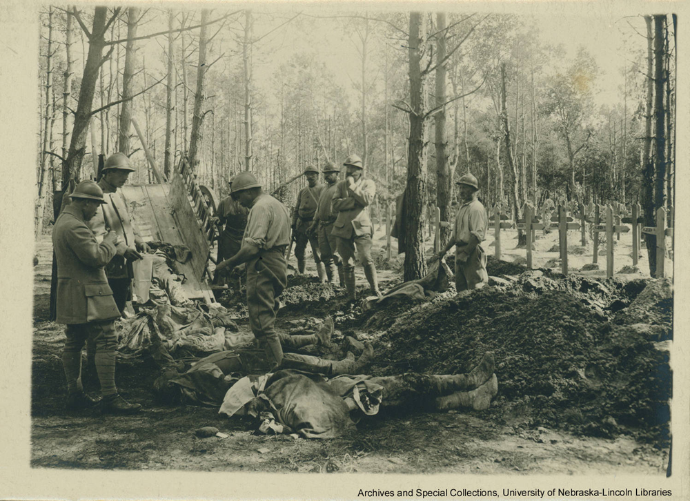 French and German corpses