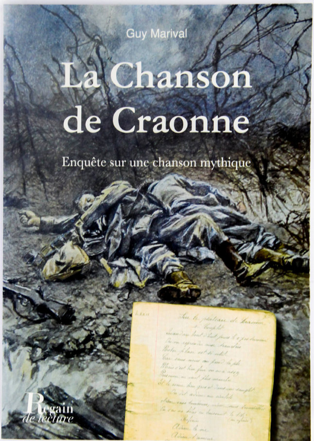 Ouvrage "La chanson de Craonne" en vente à la boutique du Centre d'Accueil du Visiteur du Chemin des Dames