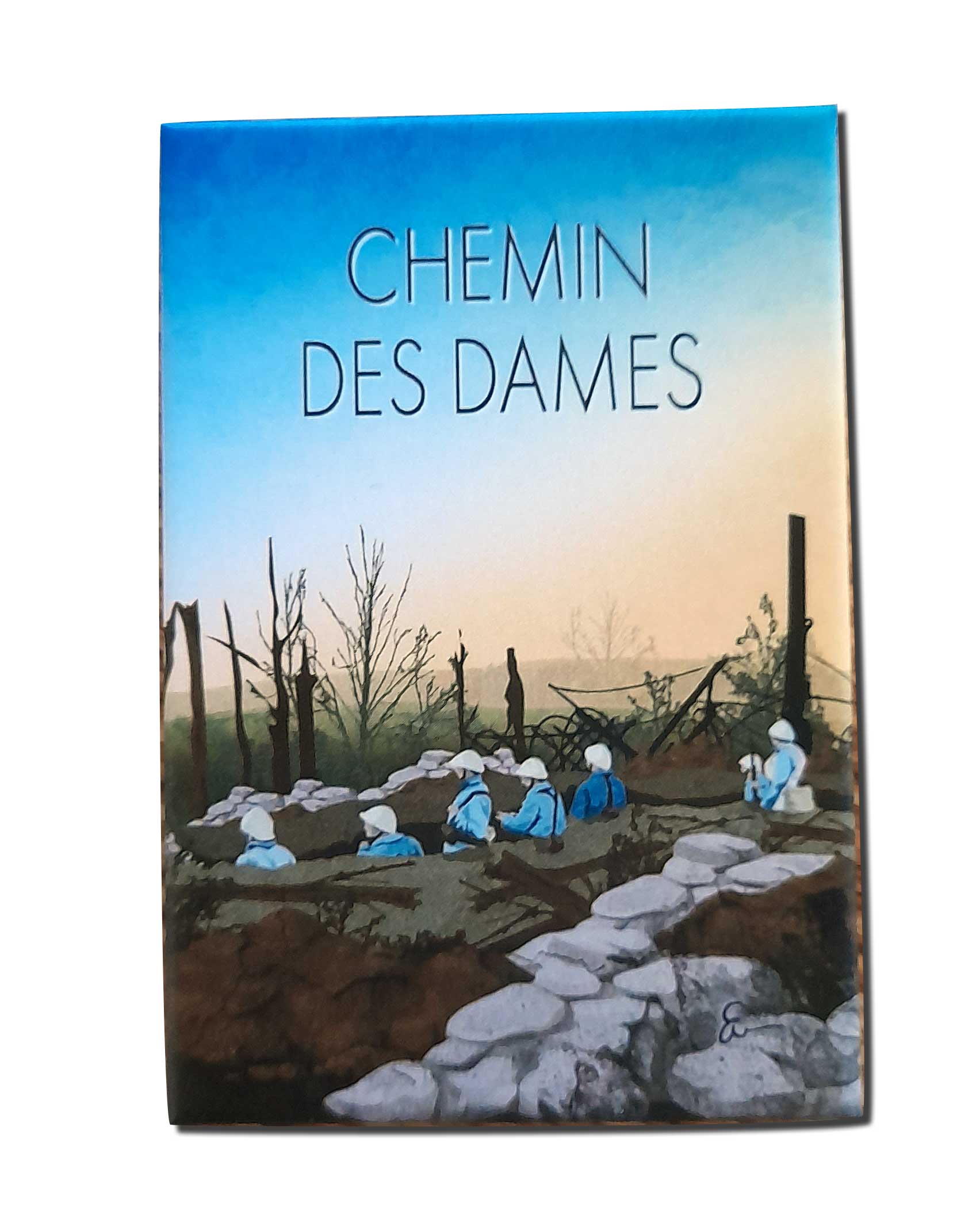 Magnet Chemin des Dames; en vente à la boutique du Centre d'Accueil du Visiteur du Chemin des Dames