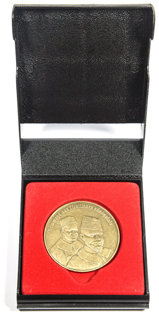 Médaille "Tirailleurs Sénégalais" en vente la boutique du Centre d'Accueil du Visiteur
