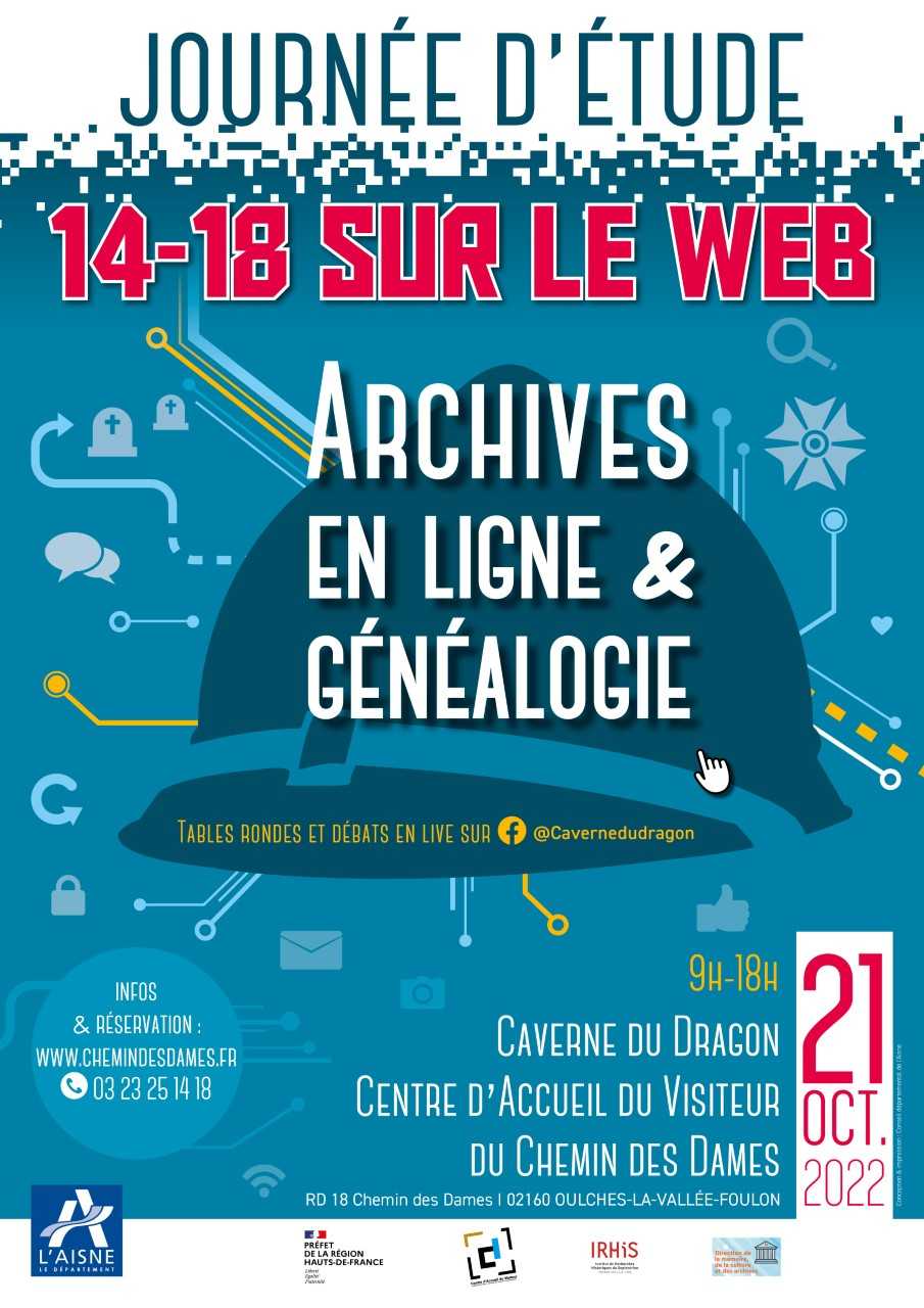 Affiche - Journée d'étude "14-18 sur le Web"