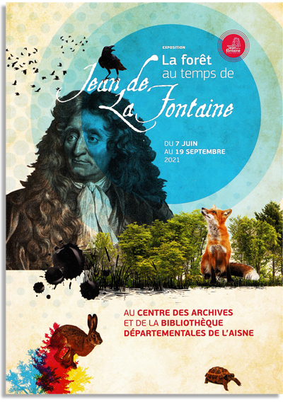 Catalogue d'exposition "La forêt au temps de Jean de la Fontaine"  en vente à la boutique du Centre d'Accueil du Visiteur du Chemin des Dames