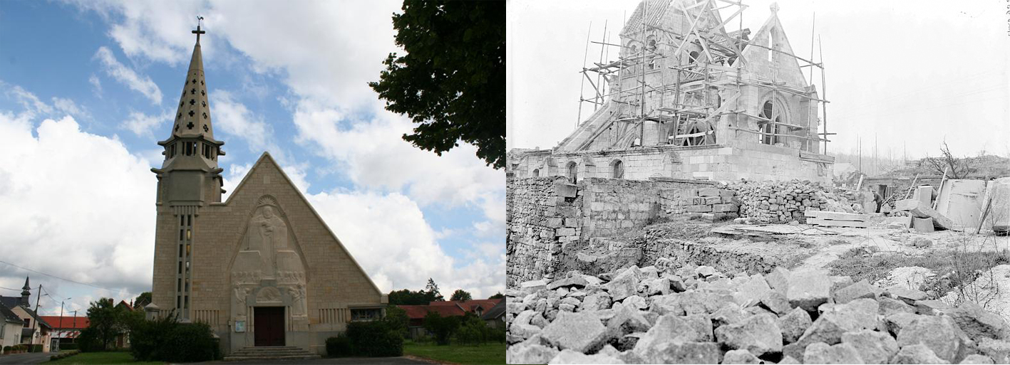 Le patrimoine de la reconstruction au Chemin des Dames