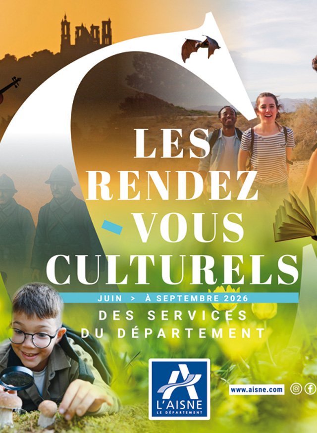 Les rendez-vous culturels du Département de l’Aisne, programmation juin-septembre 2026