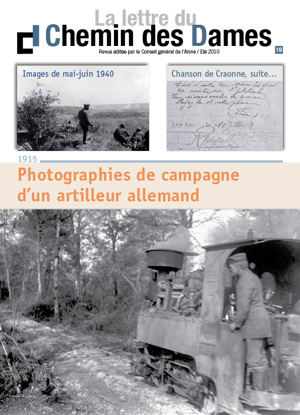 Page de Couverture - Lettre du Chemin des Dames n°19