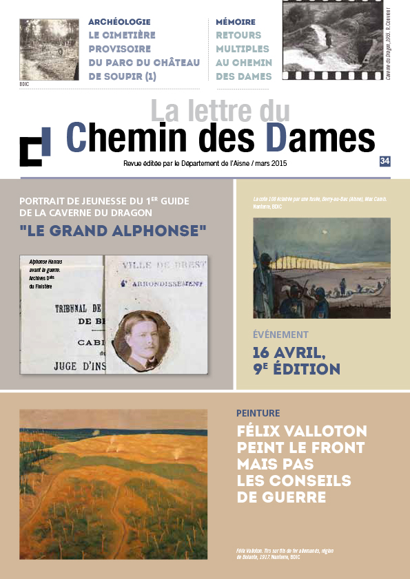 Page de Couverture - Lettre du Chemin des Dames n°34