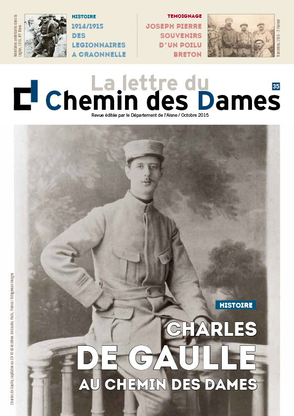 Page de Couverture - Lettre du Chemin des Dames n°35