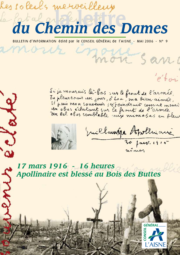 Page de Couverture - Lettre du Chemin des Dames n°9