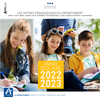 Les offres pédagogiques du Département de l'Aisne, 2022-2023