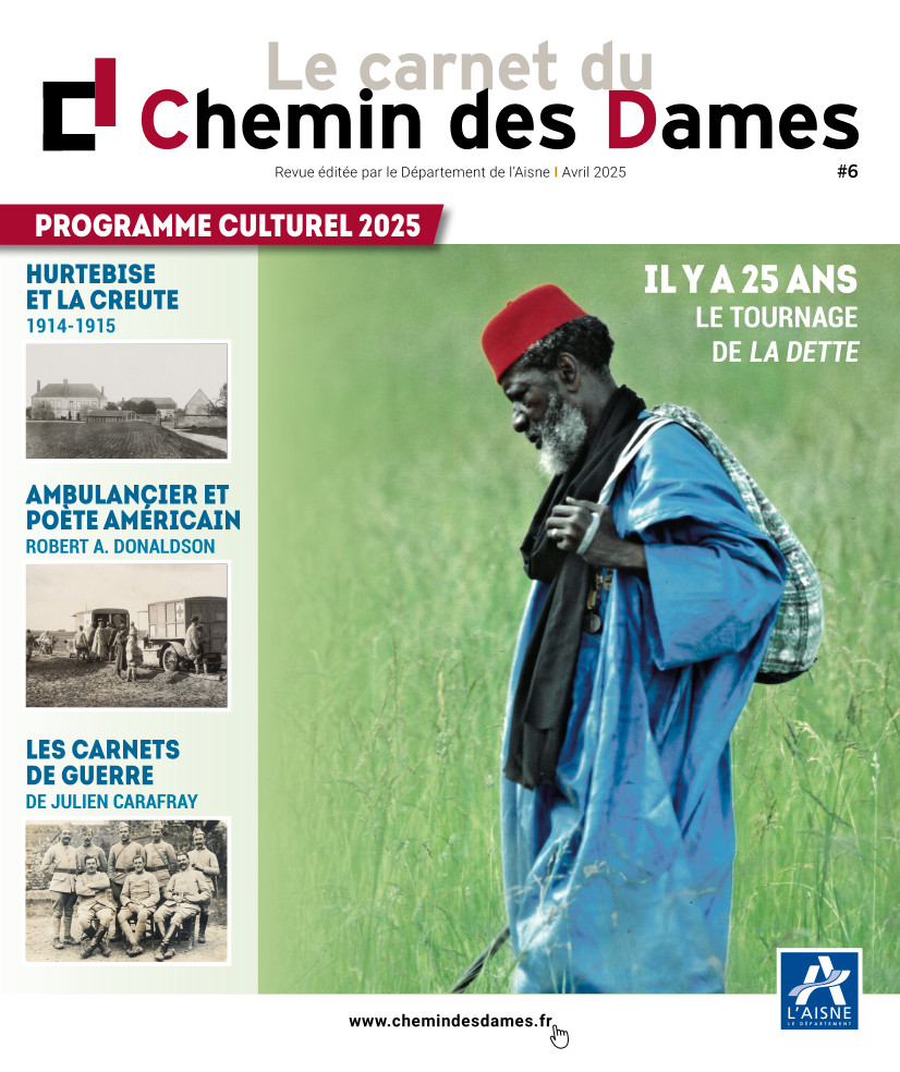 Couverture du Carnet du Chemin des Dames 2025