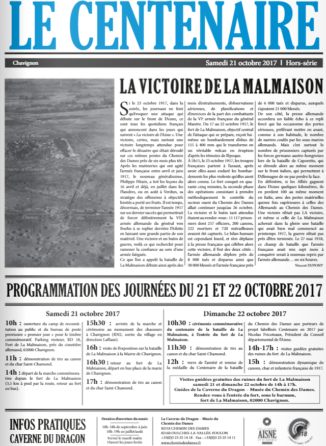 [Centenaire] Edition spéciale "Le Centenaire" : La victoire de la Malmaison