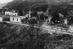 Le village de Paissy en ruines