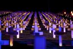 Illumination du cimetière de Craonnelle le 16 avril 2017