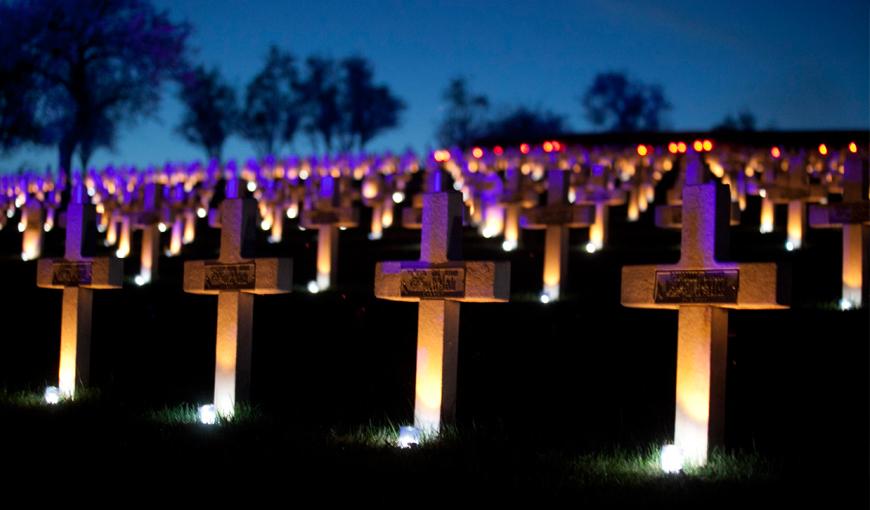 Journée du 16-Avril illumination cimetière < Craonnelle < Aisne < Picardie