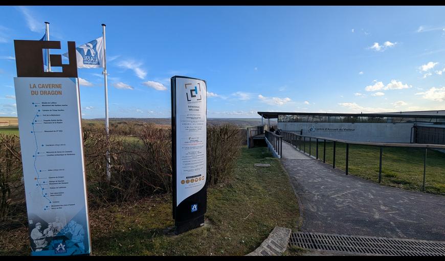 Entrée Caverne du Dragon < Oulches < Aisne < Picardie