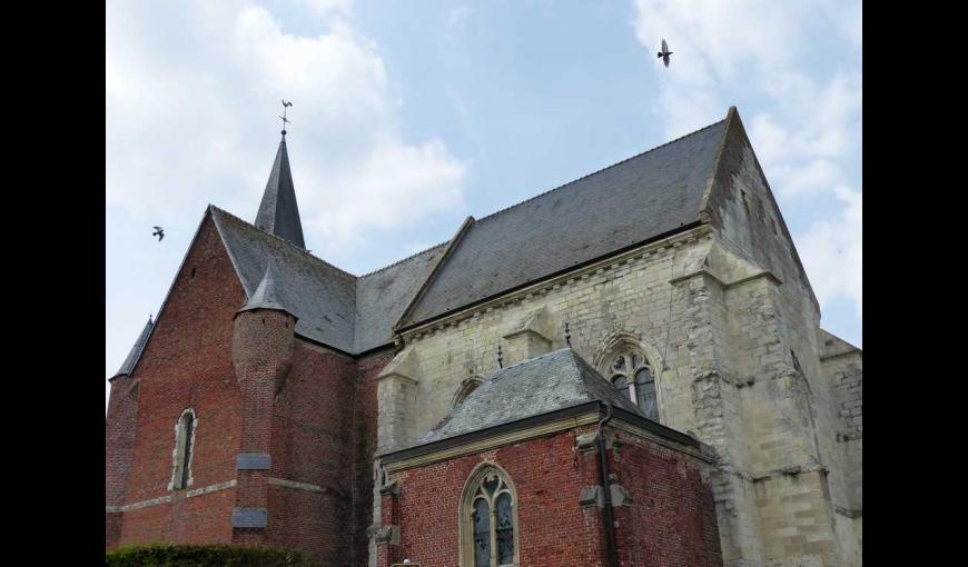 Eglise fortifiée < Burelles < Aisne < Picardie
