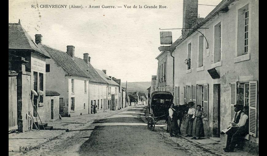 Carte postale ancienne < Chevregny < Aisne < Hauts-de-France