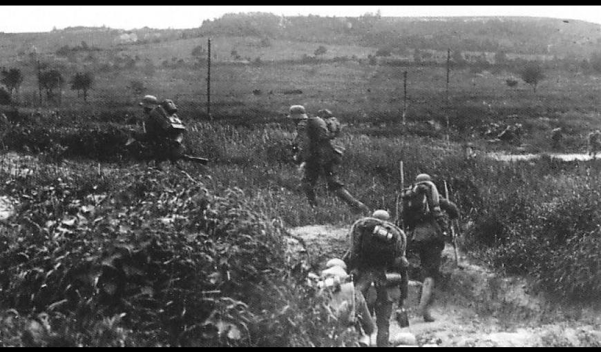 Soldats allemands Aisne 1918 < Oulches-la-Vallée-Foulon < Ais