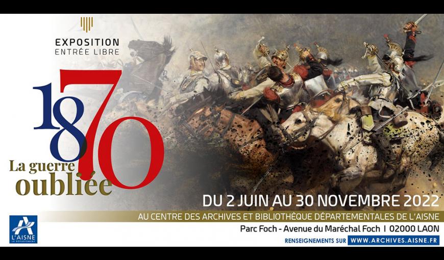 Exposition Guerre 1870 visuel officiel< Laon < Aisne < Hauts-de-France