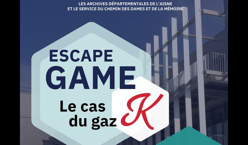 Archives départementales de l'Aisne escape game gaz K < Laon < Aisne < Picardie