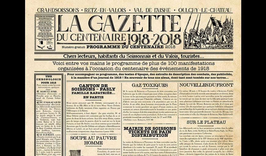 Gazette du centenaire 2018 < Soissons < Aisne < Picardie