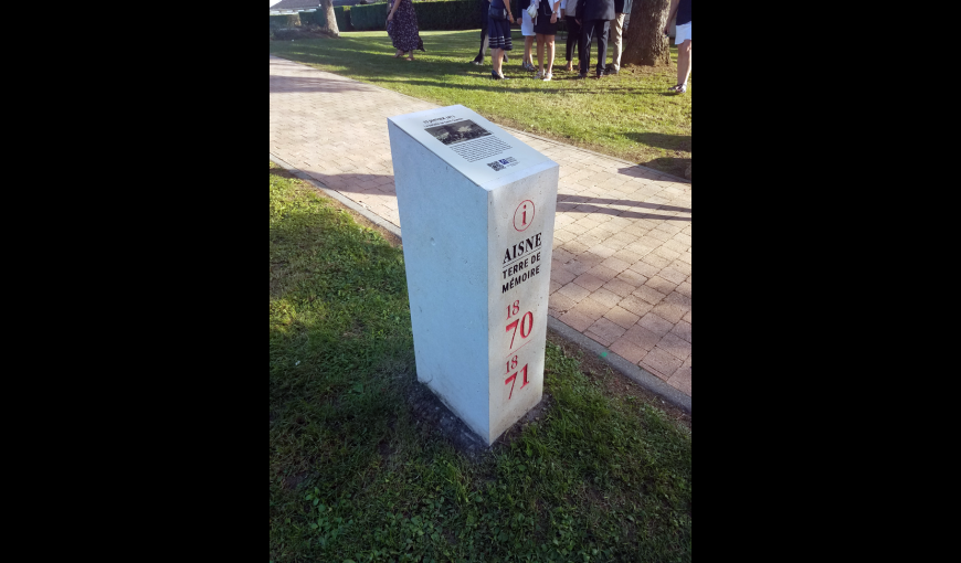 Borne Aisne Terre de Mémoire à Gauchy