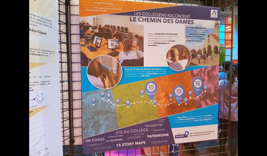 #SIG2018, Poster "Les collégiens racontent le Chemin des Dames"