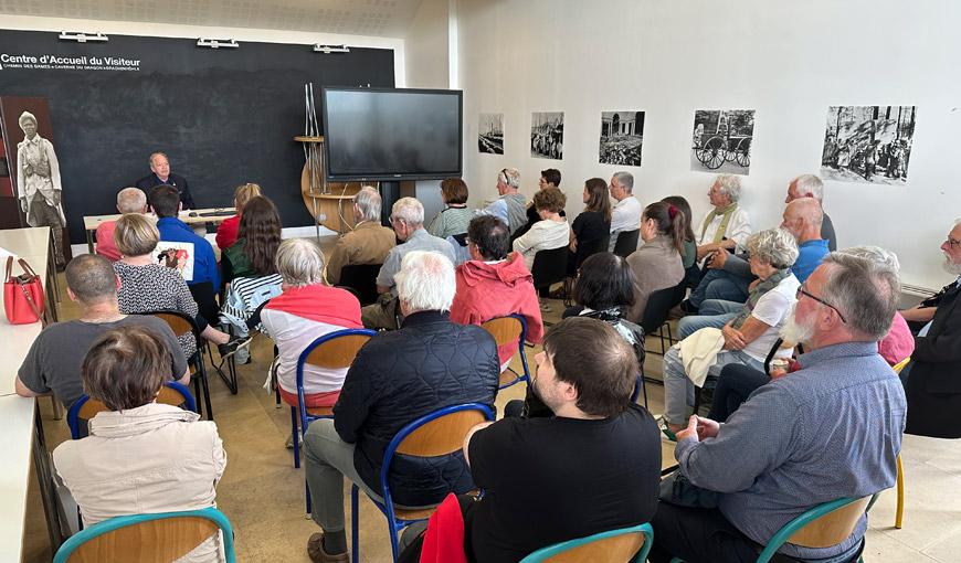 Conférence de Patrick REMM de l'Union des Blessés de la Face et de la Tête en juillet 2023