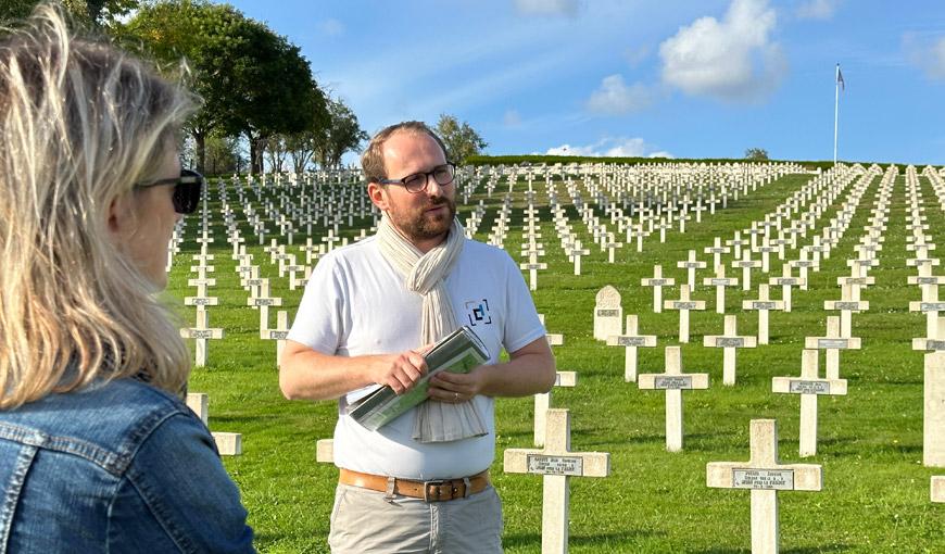 Après-midi découverte pour les enseignants sur le Chemin des Dames en octobre 2023