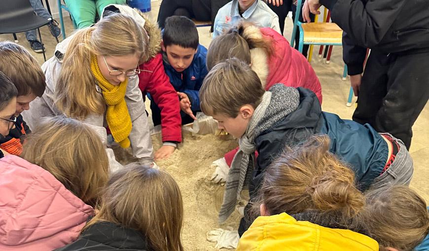 Atelier archéologie pour les scolaires