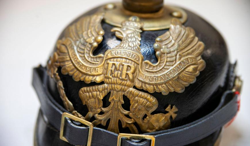 Casque à pointe allemand