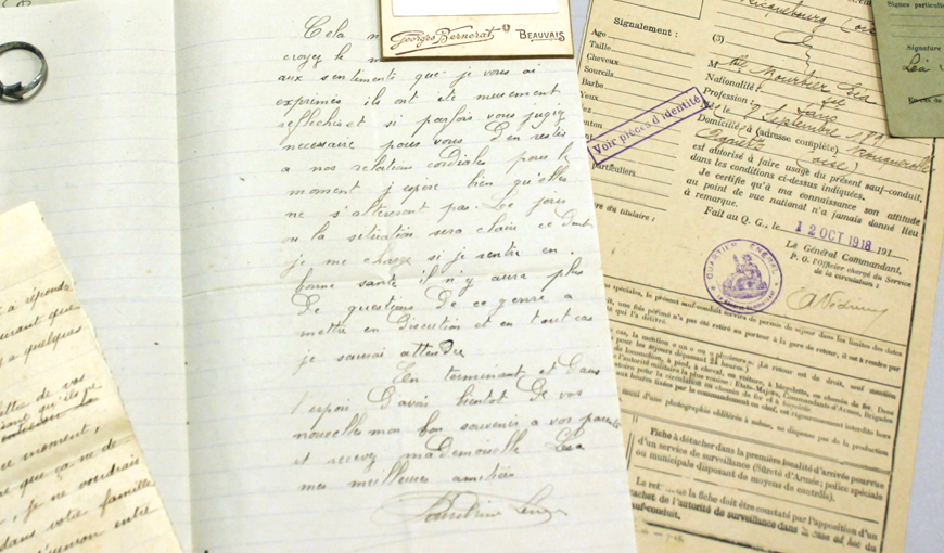 Correspondances de Lucien FOURDRINIER à Léa BOURBIER, fonds Lostuzzo