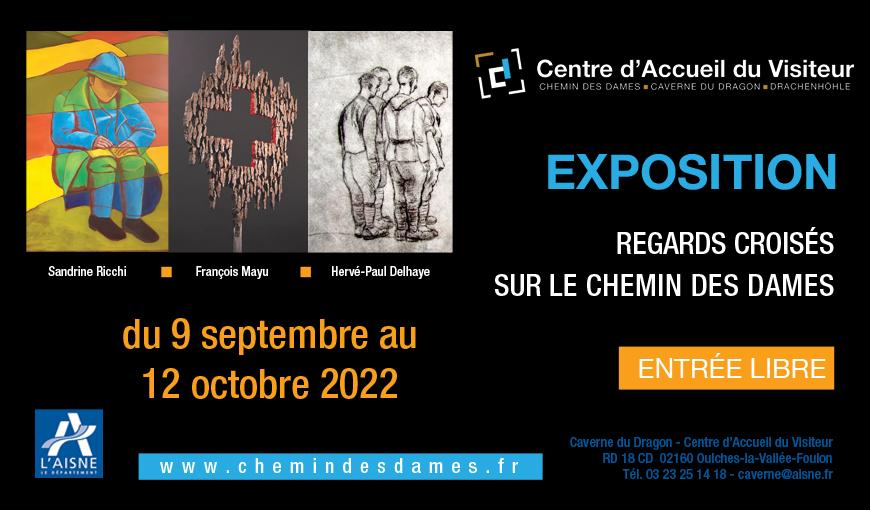 Affiche de l'Expo "Regards croisés sur le Chemin des Dames"