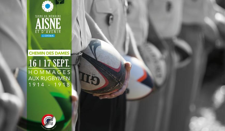 Du 14 au 17 septembre 2017 : Journées d'hommage aux rugbymen tombés dans l'Aisne et au Chemin des Dames