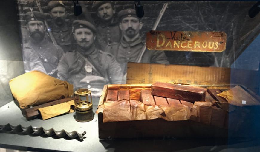 Exposition : Terre et d'acier, Archéologie de la Grande Guerre