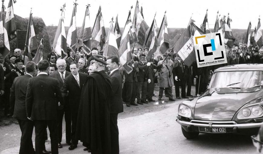 Inauguration du musée du souvenir français à la Caverne du Dragon, le 4 mai 1969